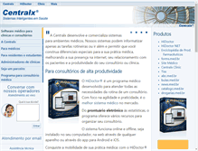 Tablet Screenshot of centralx.com.br